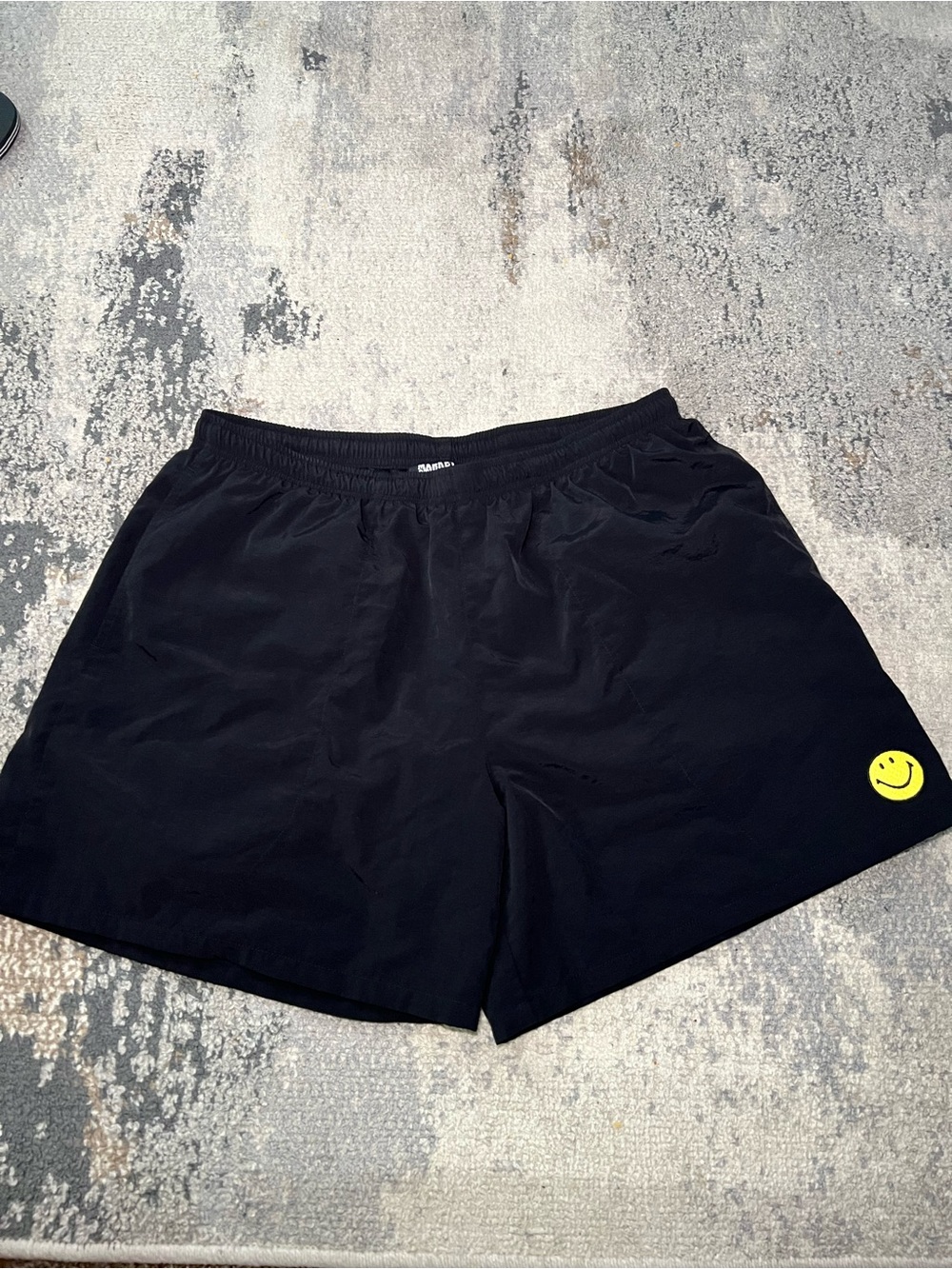 MARKET / Chinatown Market Smiley Tech Shorts Black Size M (NWOT)